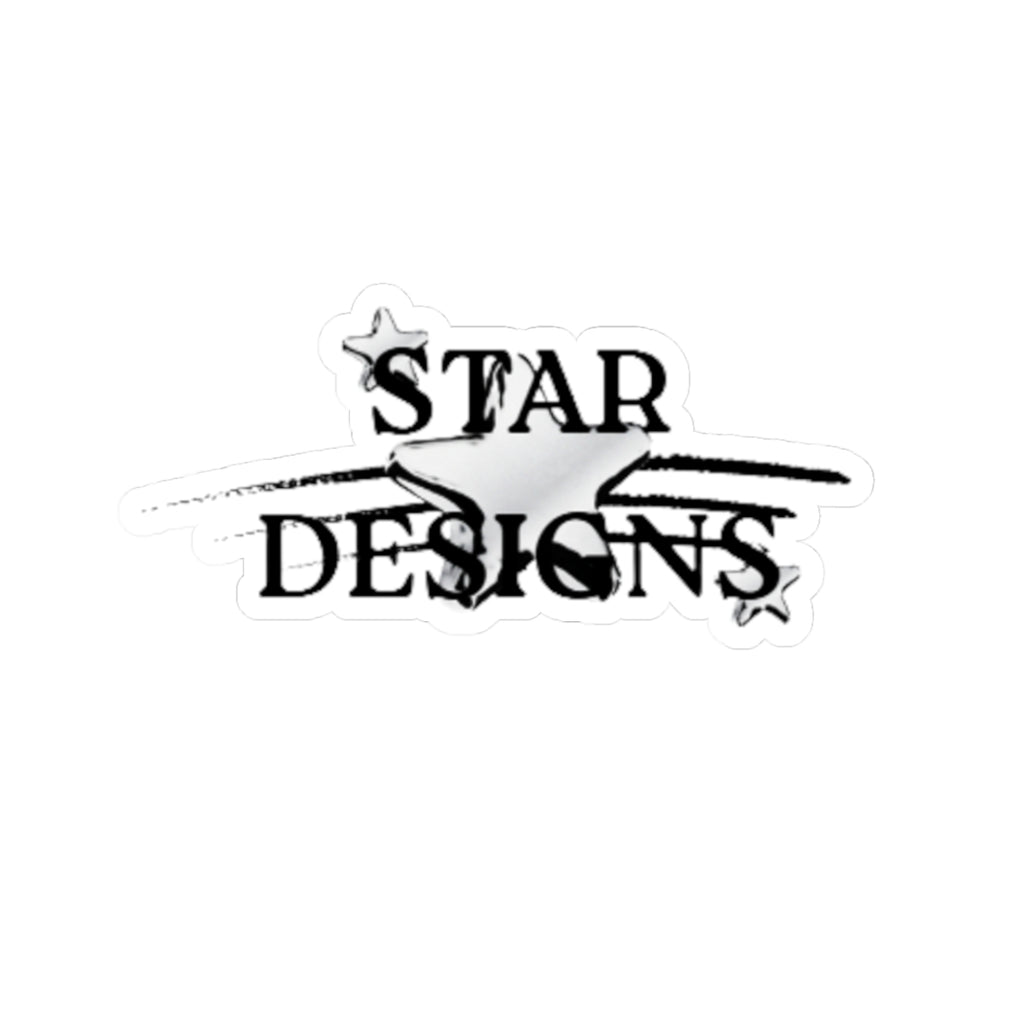 Star Designs logo Kiss-Cut Stickers