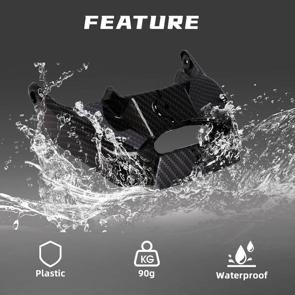 Surron Battery Lock Cover Sur Ron Battery Compartment Protect Carbon Fiber Pattern for Surron Light Bee X/S Electric Dirt Bike