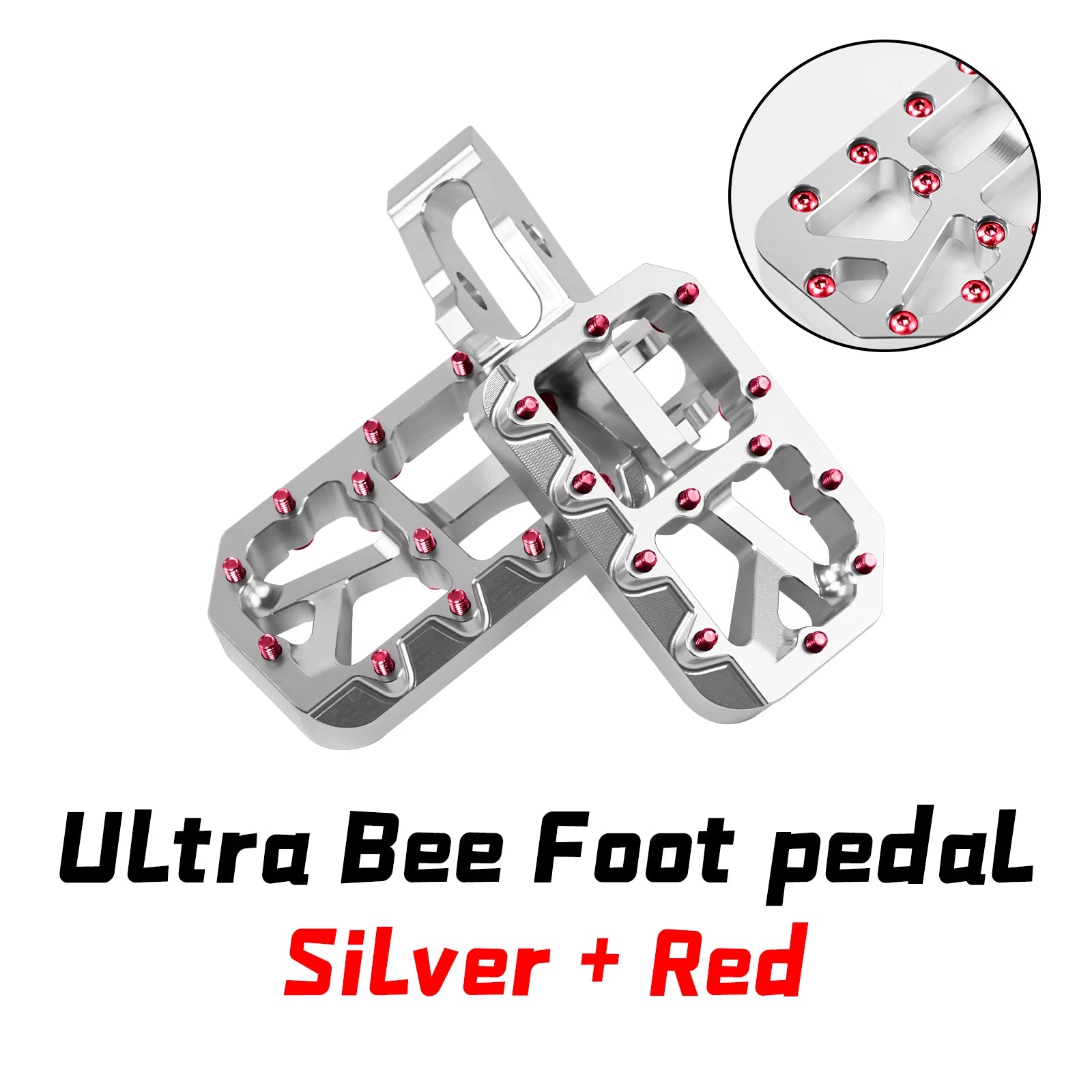 For SURRON Ultra Bee Motorcycles Foot Pedal New Customized Modified Pedals Foot Pegs E-Bikes for Surron Motorcycles Accessories