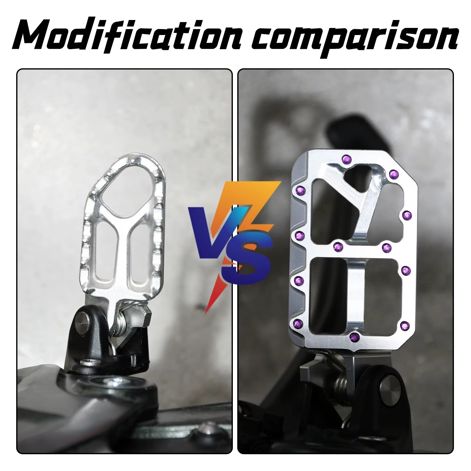 For SURRON Ultra Bee Motorcycles Foot Pedal New Customized Modified Pedals Foot Pegs E-Bikes for Surron Motorcycles Accessories